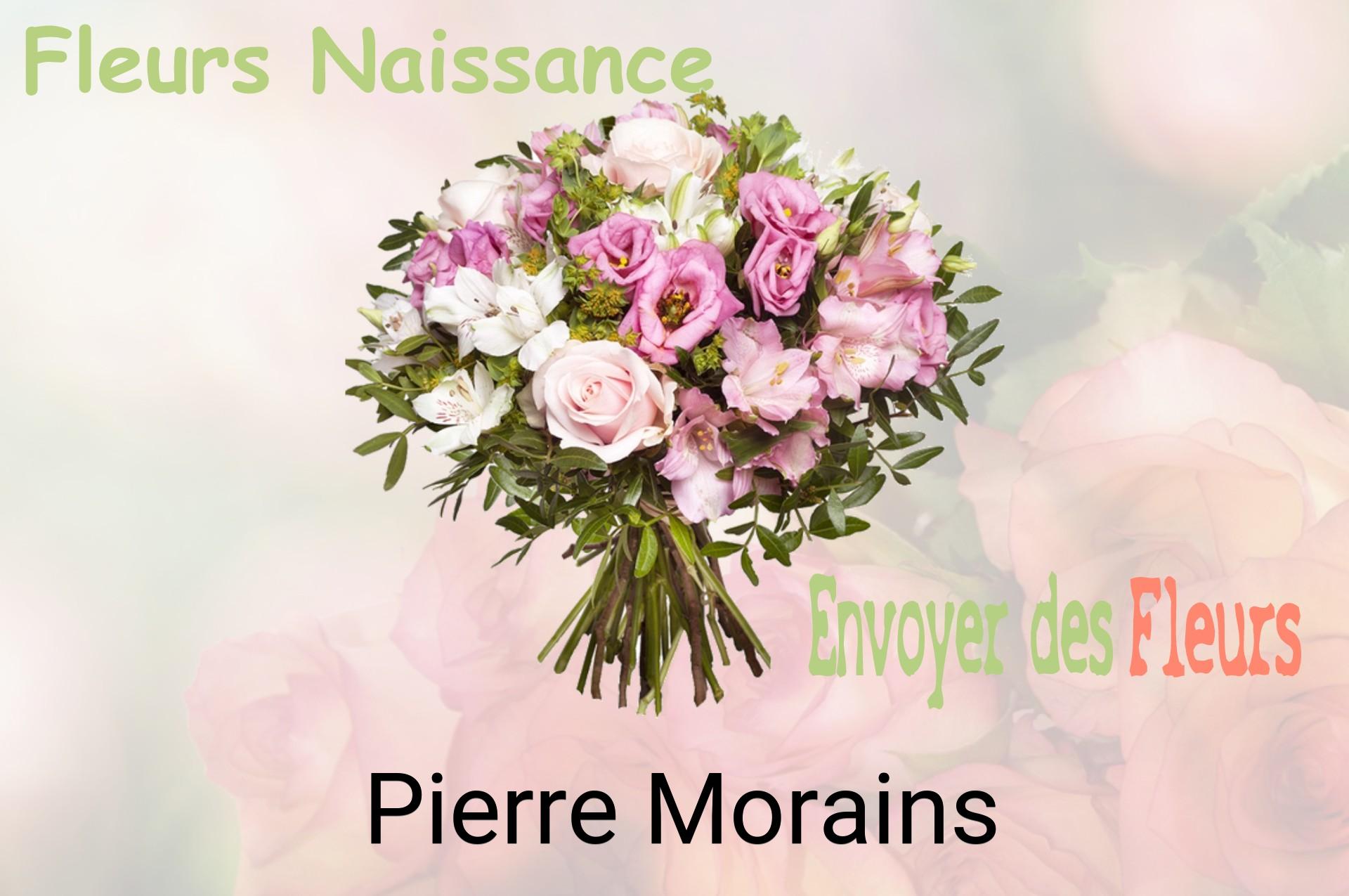 Bouquet de fleurs de naissance livré à Pierre-Morains